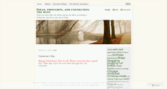 Desktop Screenshot of ideasthoughtsandconnectingthedots.wordpress.com
