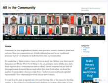 Tablet Screenshot of community11.wordpress.com