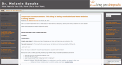 Desktop Screenshot of drmelanie.wordpress.com