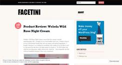 Desktop Screenshot of facetini.wordpress.com
