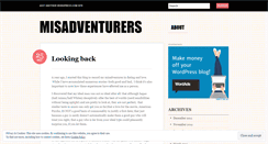 Desktop Screenshot of misadventurers.wordpress.com