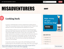 Tablet Screenshot of misadventurers.wordpress.com