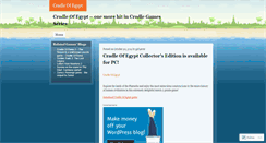 Desktop Screenshot of cradleofegypt.wordpress.com