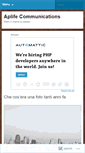 Mobile Screenshot of aplifecommunications.wordpress.com