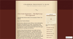 Desktop Screenshot of chamberprez.wordpress.com