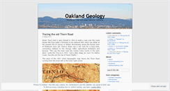 Desktop Screenshot of oaklandgeology.wordpress.com