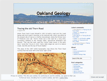 Tablet Screenshot of oaklandgeology.wordpress.com
