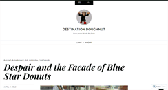 Desktop Screenshot of destinationdoughnut.wordpress.com