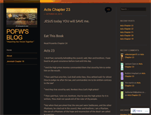 Tablet Screenshot of pofw.wordpress.com