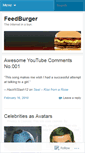 Mobile Screenshot of feedburger.wordpress.com