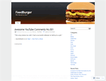 Tablet Screenshot of feedburger.wordpress.com