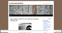 Desktop Screenshot of exclusivoparainfieles.wordpress.com