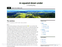 Tablet Screenshot of msquareddownunder.wordpress.com