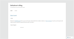 Desktop Screenshot of deliavonmyblog.wordpress.com