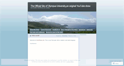 Desktop Screenshot of olympusuniversity.wordpress.com