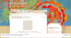 Desktop Screenshot of nekoanime.wordpress.com