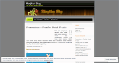 Desktop Screenshot of marjikun.wordpress.com