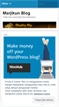Mobile Screenshot of marjikun.wordpress.com