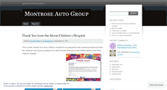 Desktop Screenshot of montroseautogroup.wordpress.com