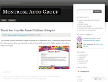 Tablet Screenshot of montroseautogroup.wordpress.com