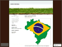 Tablet Screenshot of dispatchfrombrazil.wordpress.com