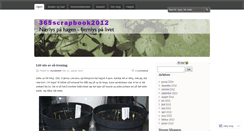 Desktop Screenshot of 365scrapbook2012.wordpress.com