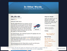 Tablet Screenshot of joebuckley.wordpress.com