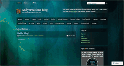 Desktop Screenshot of andycreations.wordpress.com