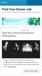 Mobile Screenshot of findyourdreamjob.wordpress.com