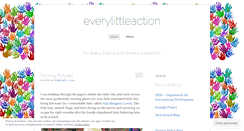 Desktop Screenshot of everylittleaction.wordpress.com