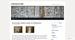 Desktop Screenshot of cashmerecrafts.wordpress.com
