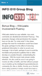 Mobile Screenshot of infoi310.wordpress.com