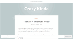 Desktop Screenshot of crazykinda.wordpress.com