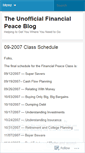 Mobile Screenshot of financialpeace.wordpress.com