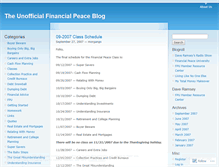 Tablet Screenshot of financialpeace.wordpress.com