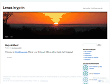 Tablet Screenshot of lenawihlborg.wordpress.com