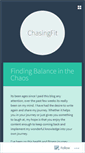 Mobile Screenshot of chasingfit.wordpress.com