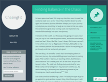 Tablet Screenshot of chasingfit.wordpress.com