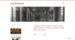 Desktop Screenshot of callmebookish.wordpress.com