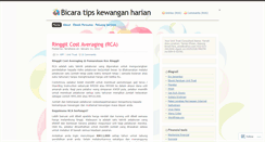 Desktop Screenshot of bijakringgit.wordpress.com