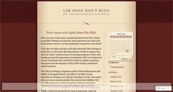 Desktop Screenshot of limsoonhoe.wordpress.com