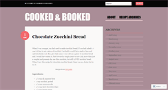 Desktop Screenshot of cookedandbooked.wordpress.com