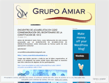 Tablet Screenshot of grupoamiar.wordpress.com