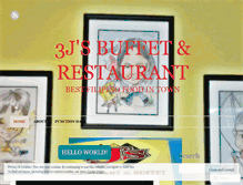 Tablet Screenshot of 3jsbuffet.wordpress.com