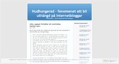 Desktop Screenshot of hudhungerad.wordpress.com