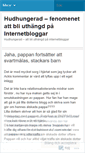 Mobile Screenshot of hudhungerad.wordpress.com