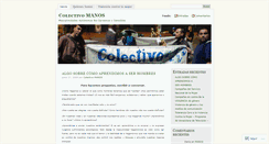 Desktop Screenshot of colectivomanos.wordpress.com