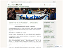 Tablet Screenshot of colectivomanos.wordpress.com