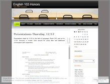 Tablet Screenshot of e102.wordpress.com