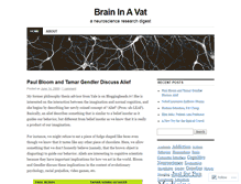 Tablet Screenshot of brainvat.wordpress.com